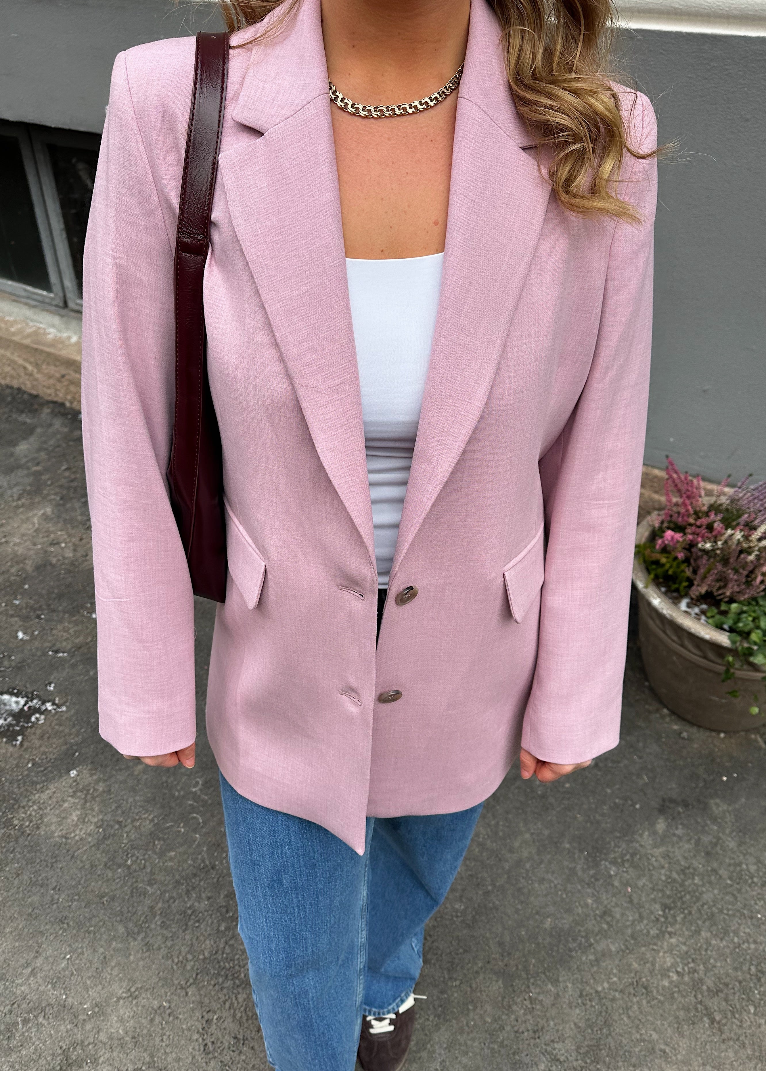 SLWRITA Blazer - Bleached Mauve